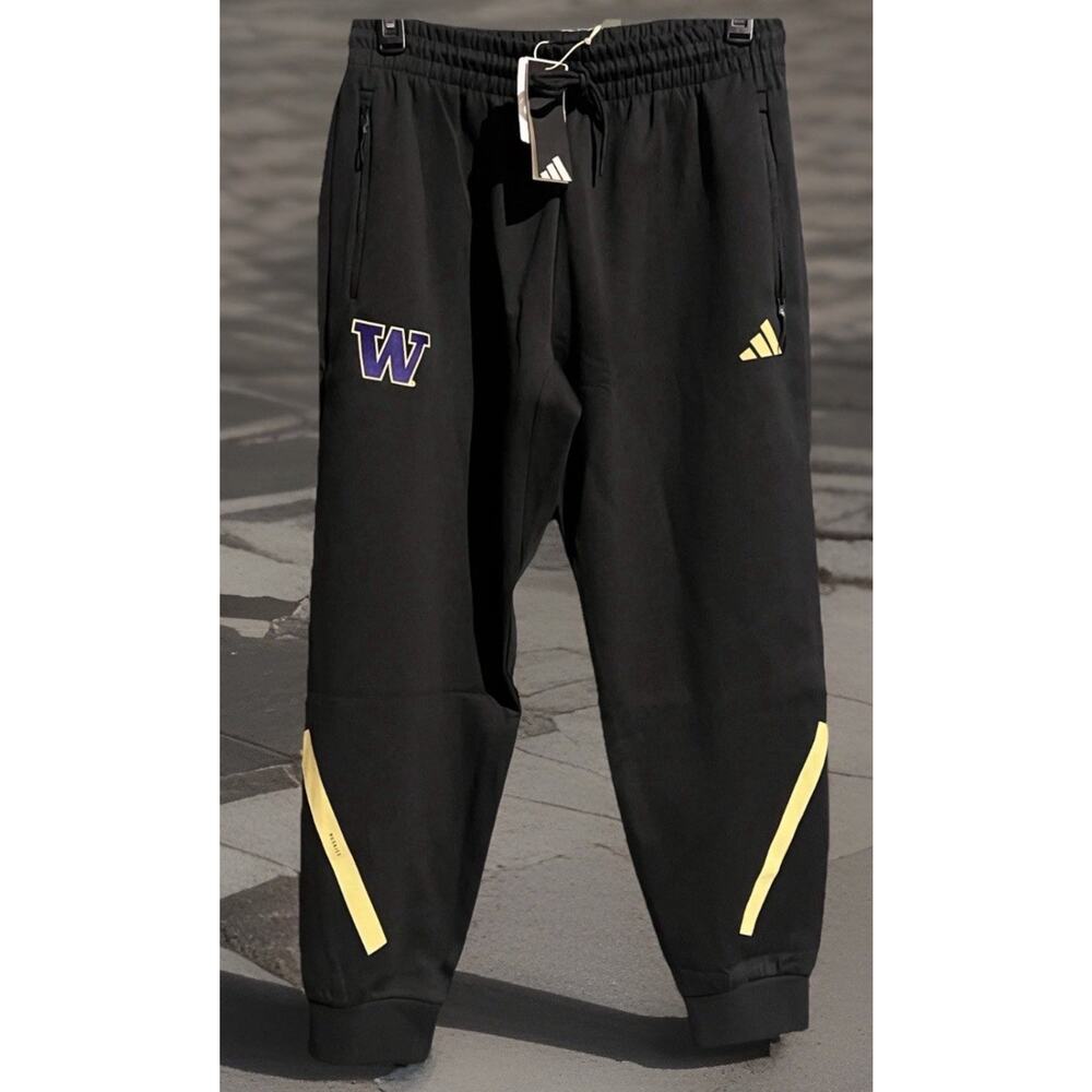Adidas Washington Huskies Z.N.E. PE Team Issued Pants Men's XS Joggers KA9390